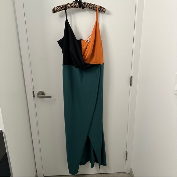 Anthropology Hutch Color Block Slip Dress - Picture 5 of 6